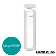 LABARTâ„¢ 5mm Pathlength, 1.7ml Glass Spectrophotometer Cuvette, 2 Windows LSP1G-103